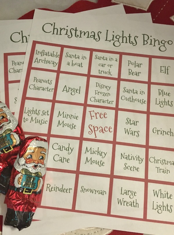 Christmas Lights Bingo - A Fun and Frugal Life